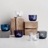 Iittala VALKEA Świecznik Tealight / Granatowy