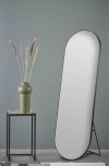 Villa Collection MIRROR Lustro Podłogowe Owalne 170 cm Czarne