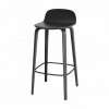 Muuto VISU BAR Hoker - Stołek Barowy 75 cm Czarny