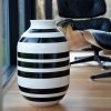 Kähler OMAGGIO Wazon do Kwiatów Podłogowy 50 cm Czarny