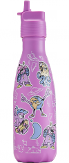 Chilly's ORIGINAL KIDS Stalowa Butelka do Wody dla Dzieci 350 ml / Różowa Załoga