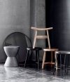 Muubs COPENHAGEN Okrągłe Lustro Ścienne 80 cm / Czarne
