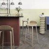 Muuto VISU BAR Hoker - Stołek Barowy 75 cm Szary