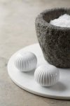 Kähler HAMMERSHØI Porcelanowa Solniczka i Pieprzniczka / Biała