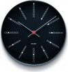 Rosendahl ARNE JACOBSEN Zegar Ścienny - Bankers 29 cm Czarny