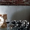 Alessi RIBBON Stojak na Butelki - Srebrny