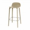 Muuto VISU BAR Hoker - Stołek Barowy 75 cm Dębowy
