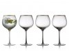 Lyngby Glass PALERMO Kieliszki Koktajlowe / do Aperola 650 ml 4 Szt. Złote