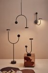 Aytm GRASIL Lampa Stołowa / Nocna Czarna - Marmur