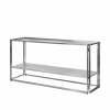 Kristina dam studio FOLDABLE Konsola Stalowa 124 cm / Srebrna