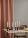 Stelton ORA Stalowy Świecznik Trójramienny / Czarny