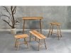 Villa Collection OAK Taboret - Stołek z Dębu Olejowanego 45 cm