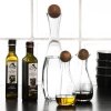 Sagaform OVAL OAK Karafka do Oliwy i Octu 2 Szt. Dębowy Korek