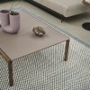 Muuto COUPLE Stolik Kawowy z Ceramicznym Blatem 84x40 cm / Jasny Dąb - Blat Gładki Piaskowy Sand