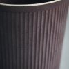House Doctor BERICA Ceramiczny Kubek bez Ucha 300 ml / Brązowy