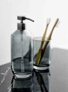Sodahl VINTAGE Szklany Dozownik do Mydła - Płynu do Naczyń 450 ml / Czarny