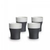 Magisso COOLING Ceramiczne Chłodzące Kieliszki do Wódki, Likieru 50 ml 4 Szt. / Czarne