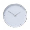 Hübsch CLOCK Zegar Ścienny 40 cm / Srebrny