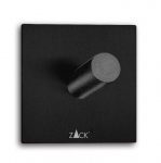Zack DUPLO BLACK Kwadratowy Wieszak na Ręczniki Samoprzylepny 4,2 cm 2 Szt. Czarny