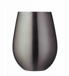 Lyngby Glass STEEL Stalowe Szklanki do Drinków 550 ml 2 Szt. Czarne