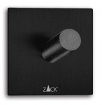 Zack DUPLO BLACK Kwadratowy Wieszak na Ręczniki Samoprzylepny 5 cm Czarny