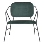House Doctor KLEVER Krzesło Lounge Chair - Zielone