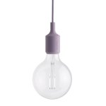 Muuto E27 Lampa Wisząca Żarówka LED / Liliowa - Dusty Lilac