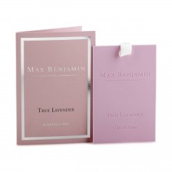 Max Benjamin CLASSIC Zawieszka - Karta Zapachowa - True Lavender