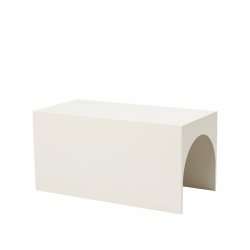 Kristina dam studio ARCH Stolik Stalowy 60 cm / Beżowy