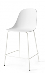 Menu HARBOUR SIDE Krzesło Barowe 102 cm Hoker Jasnoszary - Siedzisko Białe