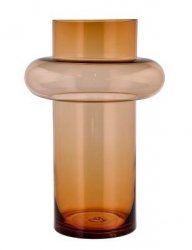 Lyngby Glass TUBE Wazon do Kwiatów 40 cm Amber