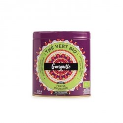 Terre d'Oc GOURMET Organiczna Herbata Zielona 100g Gariguette / Rabarbar i Truskawki