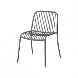 Blomus YUA WIRE Krzesło Ogrodowe / Szare Granite Grey