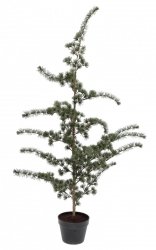 Scandinavia DECOR Sztuczne Drzewko Świąteczne - Cedr w Doniczce 130 cm