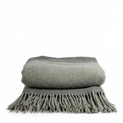 Sagaform ULLE Koc / Pled Wełniany 130x170 cm Merino - Szary