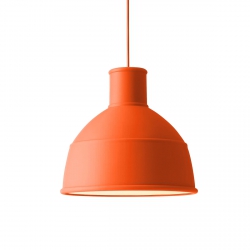 Muuto UNFOLD Lampa Silikonowa 32 cm Pomarańczowa