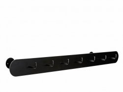 Hübsch HACK Listwa / Wieszak na Ubrania 80 cm / Czarny
