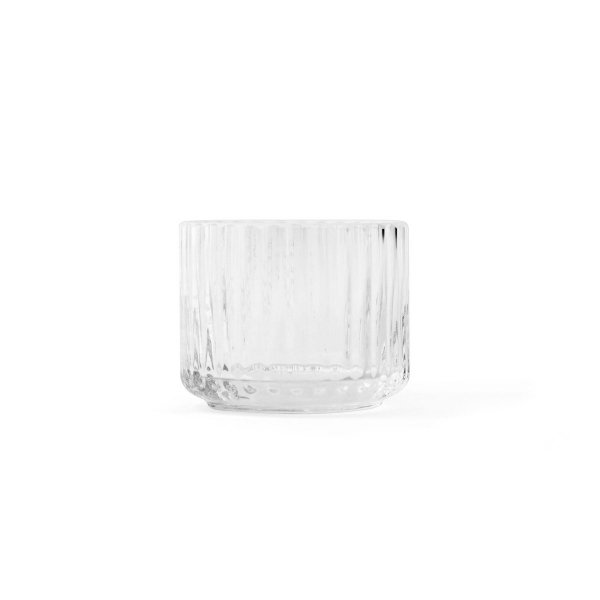 Lyngby Porcelain LYNGBY Świecznik Tealight 6,7 cm Transparentny