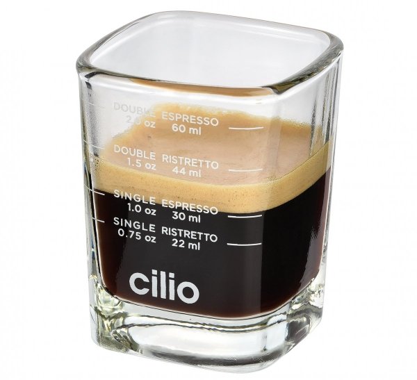Cilio BARISTA Szklana Miarka do Kawy Espresso 60 ml