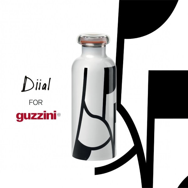 Guzzini ENERGY Butelka Termiczna 500 ml / Black and White