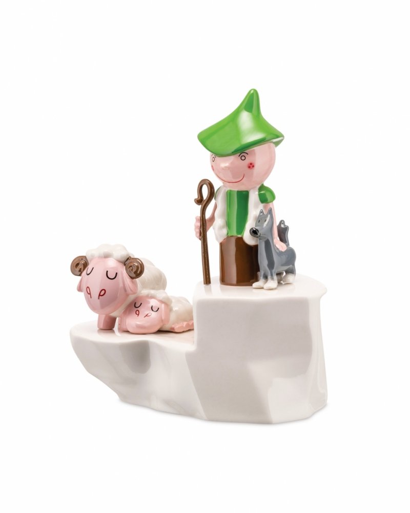 Alessi HAPPY ETERNITY BABY Figurka Świąteczna / Owce