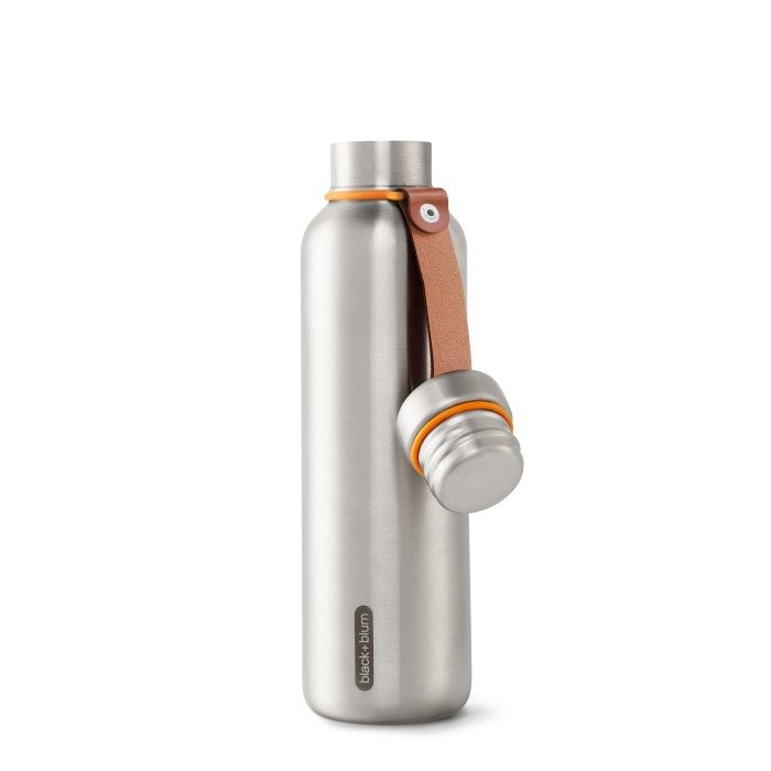 black+blum CLASSIC Stalowa Butelka Termiczna 750 ml / Pomarańczowa