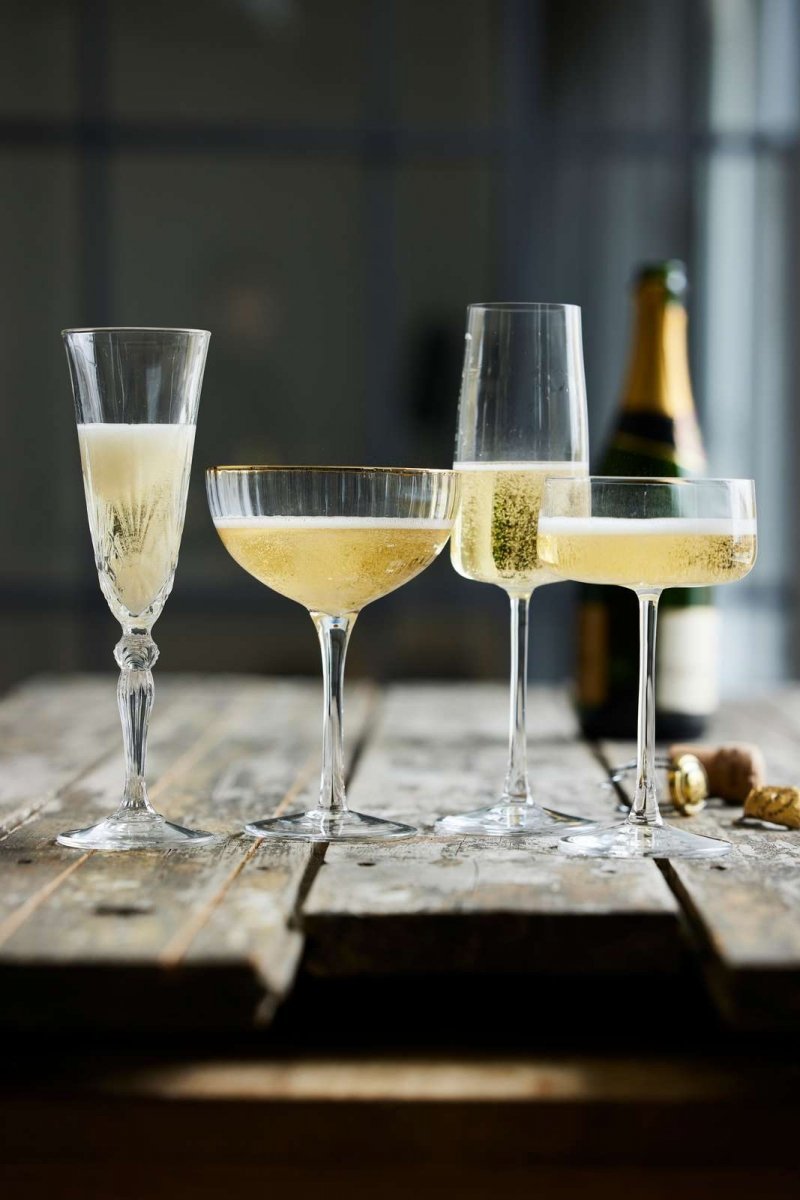 Lyngby Glass MELODIA Kryształowe Kieliszki do Szampana 160 ml 4 Szt.