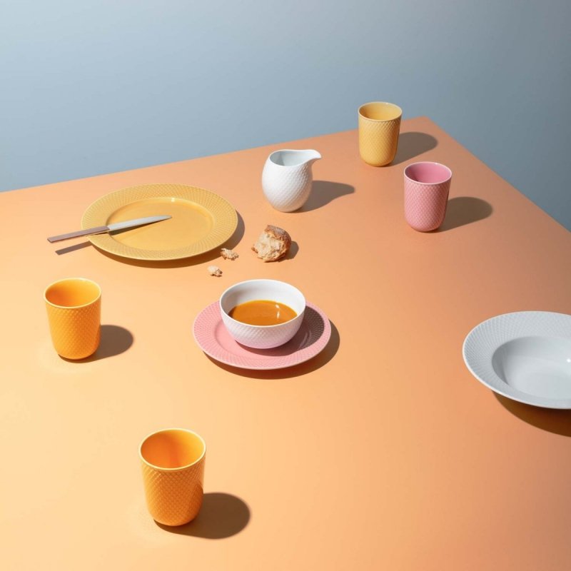 Lyngby Porcelain RHOMBE COLOR Miska 13 cm Piaskowa