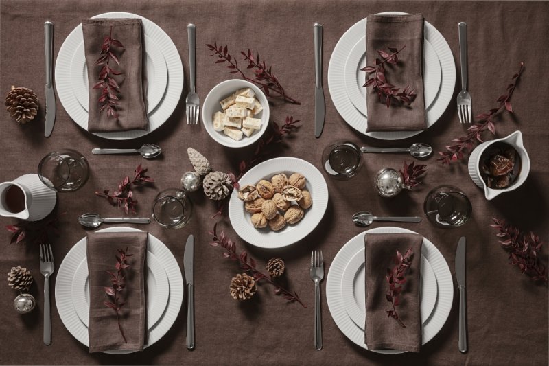 Eva Solo LEGIO NOVA Zestaw Sztućców 48 El. / Srebrny Połysk