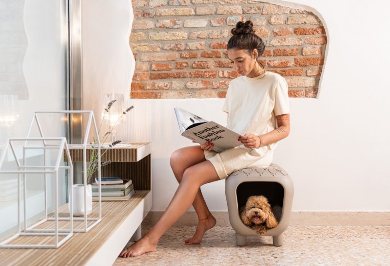 United Pets Milano PANCUCCIA Legowisko i Siedzisko / Szare