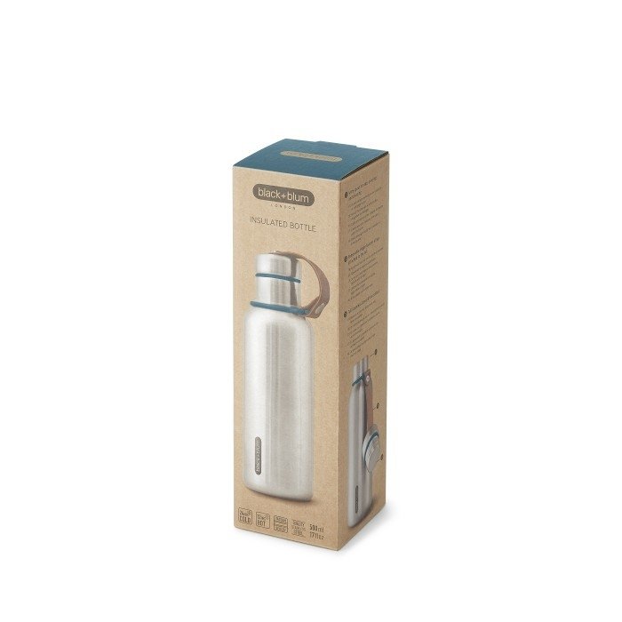 black+blum CLASSIC Stalowa Butelka Termiczna 500 ml / Turkusowa