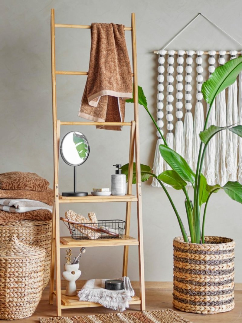 Bloomingville SEERAH Zestaw Koszy do Przechowywania 2 Szt. / Czarny