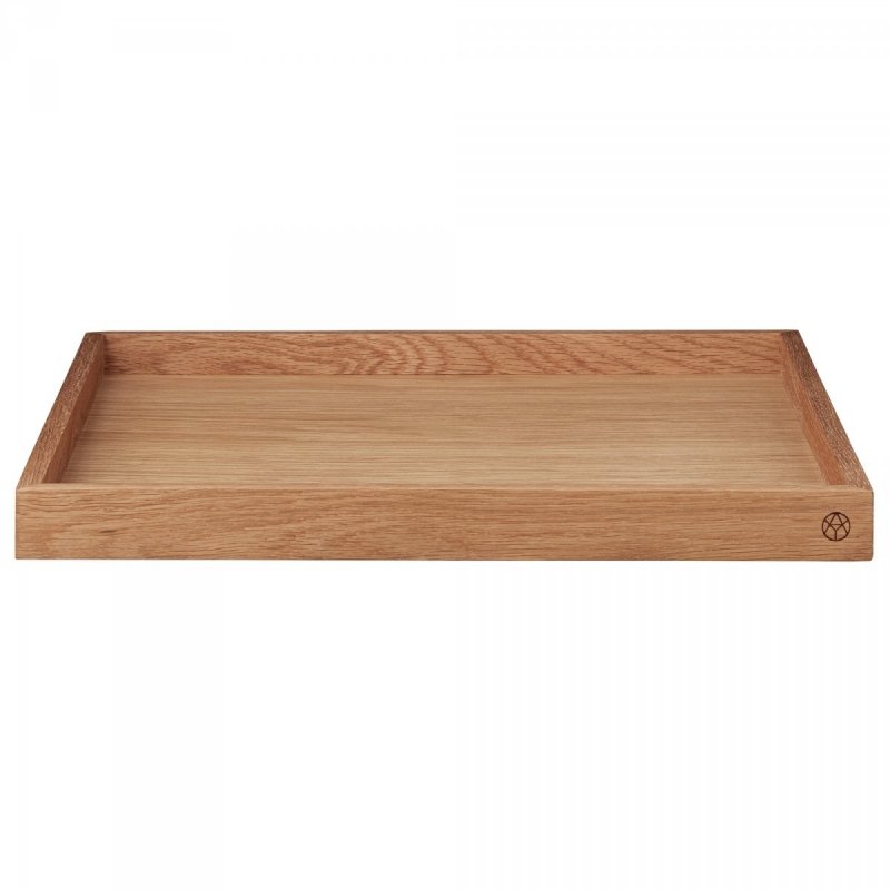 AYTM - UNITY Drewniana Taca Dekoracyjna 52x52 cm Dąb