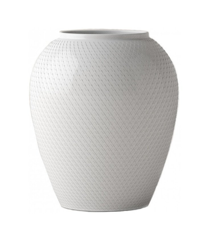 Lyngby Porcelain RHOMBE Wazon do Kwiatów 25 cm